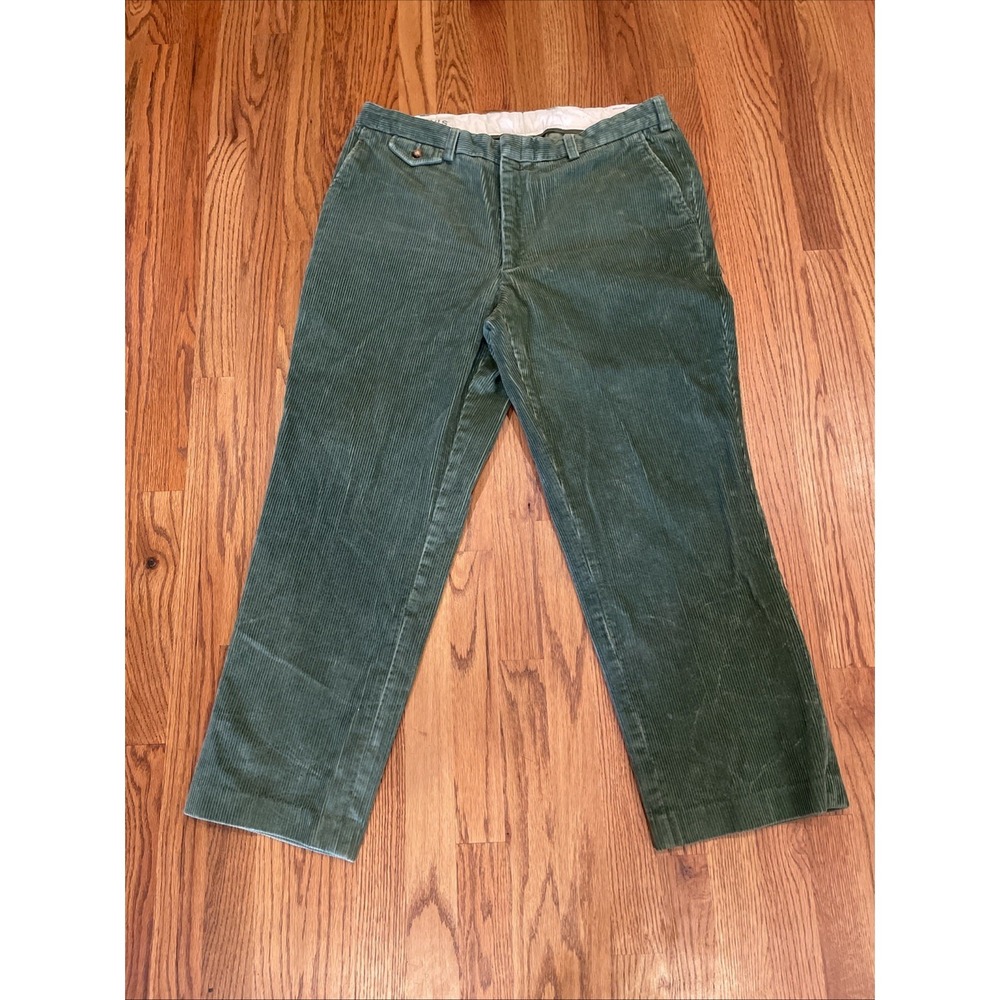 Orvis Men's Thick Elephant Jumbo Corduroy Pants Green Size 38